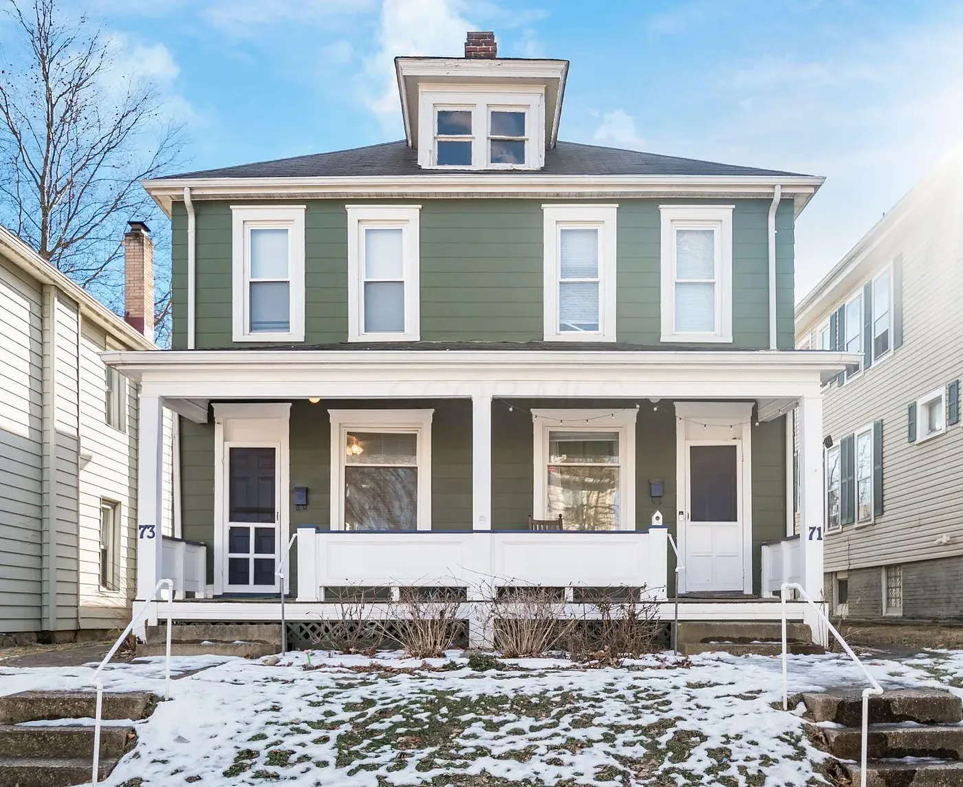 2 Bedroom Ohio State Rental House - 71 E Patterson Ave Off Campus Housing